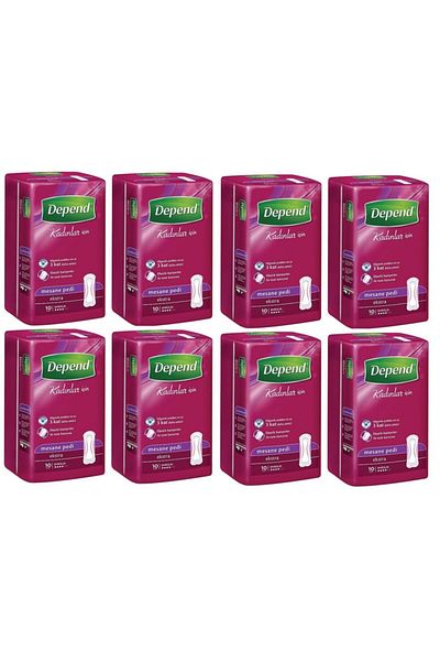 Depend Bladder Pad Extra for Women 10 Pieces 8 Pieces