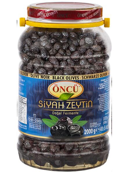 Öncü Doğal Fermente 261-290 Kb M Siyah Zeytin Pet 2000 G