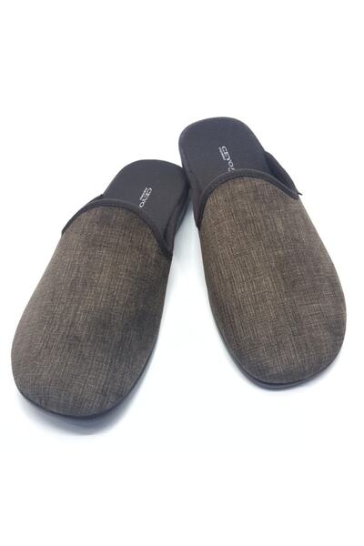 Ceyo Nomi Pierro 9 Anatomical Closed Brown Men's House Slippers