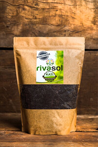 Rivasol 1 Kg %100 Doğal Solucan Gübresi Doğa Dostu Kraft Paket