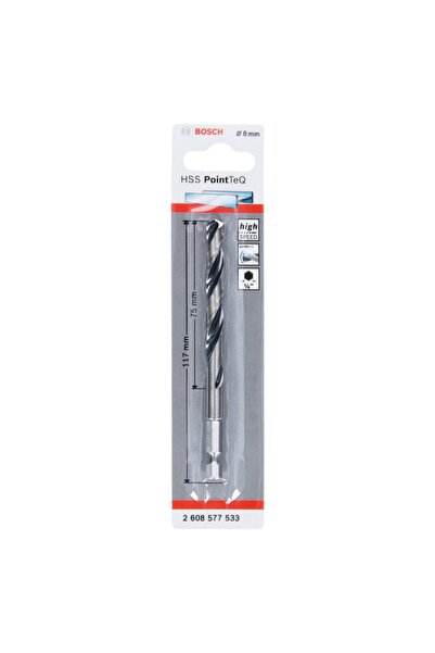 Bosch Hss Pointteq Hex 8mm Altıgen Metal Delme Ucu
