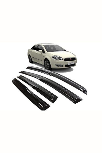 CARDANADAM 2013 Fiat Linea Yan Cam Rüzgarlığı 4lü Set Halinde Parlak Siyah