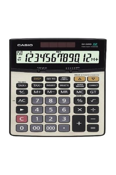Casio Casıo Dj-220 12dıgıt Hesap Makinesi