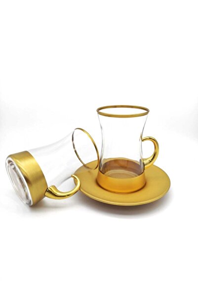 ÖzcamKristal 12 Parça 6 Kişilik Günlük Çay Takımı