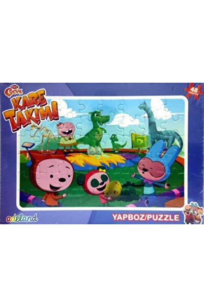ADELAND Trt Çocuk 48 Parça 5'li Karışık Eğitici Puzzle