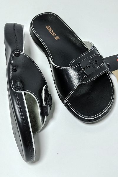 Ceyo 6500 Minelli Black Anatomical Women's Slippers