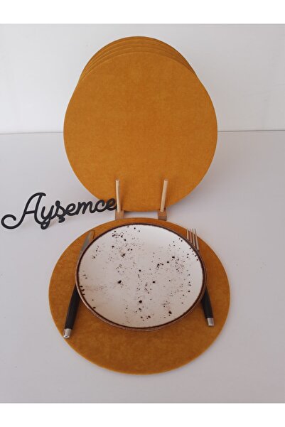 Ayşemce Σετ 6 κίτρινων σανίδων σάντουιτς - Αμερικάνικο σέρβις