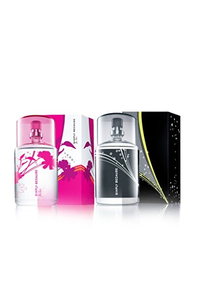 AVON Simply Because Edt 50 ml Kadın Parfüm + Simply Because Edt 50 ml Erkek Parfümü Seti 20203200075