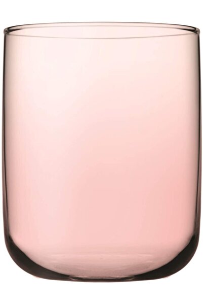 Paşabahçe 420112 Iconic Su Bardağı 280cc Kısa Pembe Renk 6 Lı