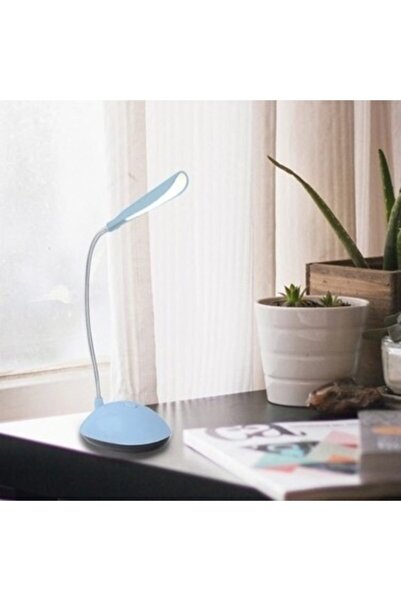 Universal Bükülebilir Ledli Pilli Mini Masa Lambası Mavi