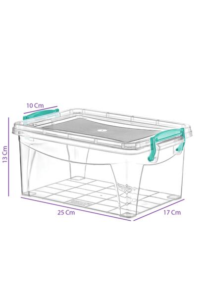 bimbambom Storage Container, Food Container, Locking Storage Box, 4.97 Liters