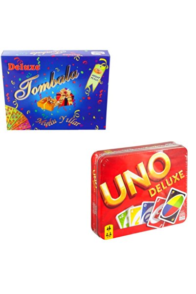 Uno Uno Deluxe + Deluxe Tombala 2'li Yılbaşı Oyun Seti