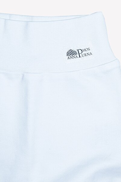 Ozmoz By Mukadder Özden Organic Flower of Life Printed White Baby Booties Bottom