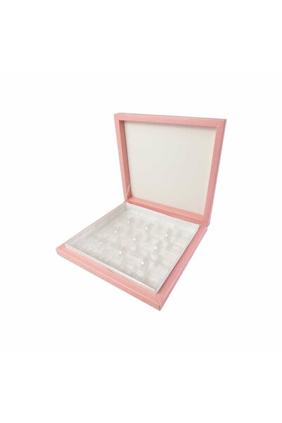 Stil Kutu Pembe Çikolata Kutusu 16lık