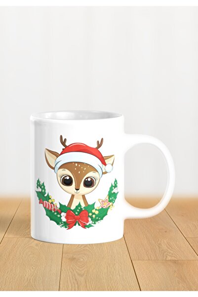 Baskı Atölyesi هدية رأس السنة الجديدة / رأس السنة الجديدة / كوب مطبوع عليه سا...