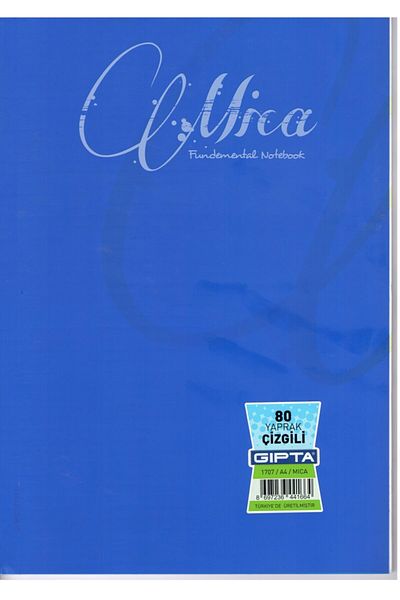 Gıpta 80 Sheets Lined Mica Ready Covered Notebook
