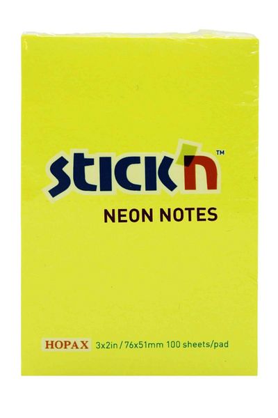 Gıpta Stick'n Adhesive Note Paper 76*51 Mm 100 Sheets Yellow