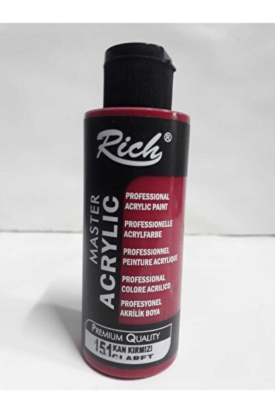 Rich Kan Kırmızı Akrilik Boya 120 Cc