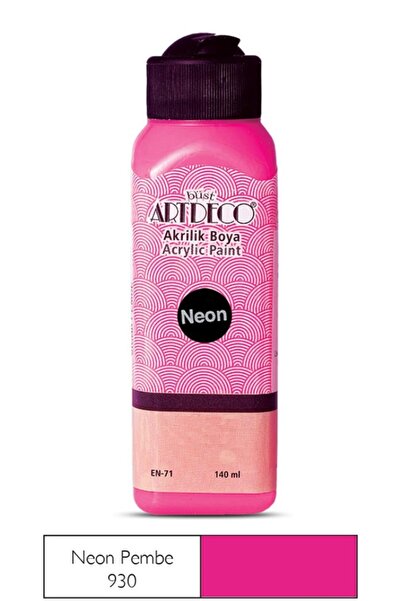 Artdeco Neon Pembe Akrilik Boya 140 Ml. Yeni Seri