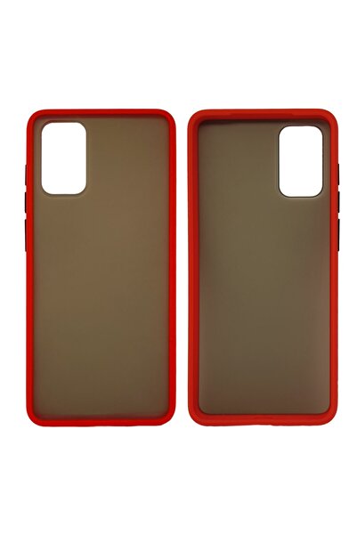 Joyroom Samsung Galaxy S20 Montreal Silikon Kılıf Kırmızı