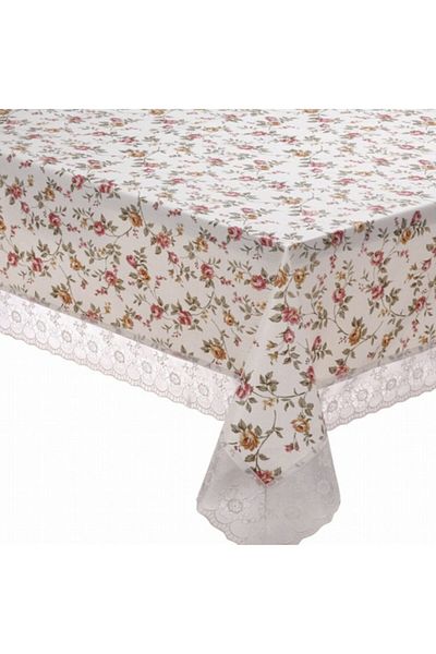 MEİWA Clk Home PVC Embossed Oilcloth Tablecloth