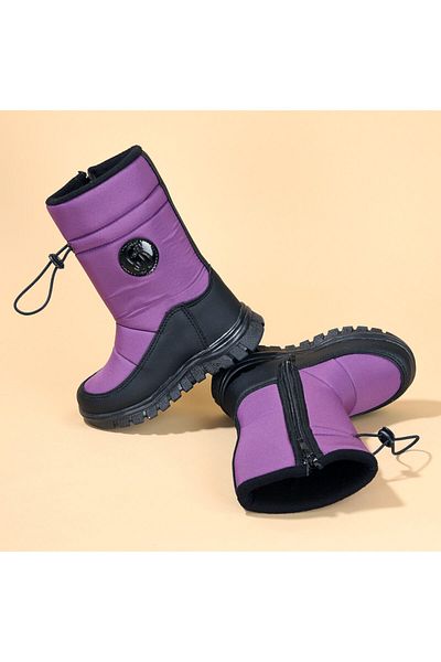 Aykatrend Kiko Kids Κορίτσι Snow Boots με φερμουάρ