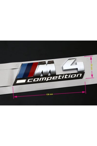 WOLCAR Bmw M4 Competıtıon Yazı Krom