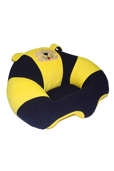 Hakan Yellow Navy Blue Baby Seat with Sitting Support