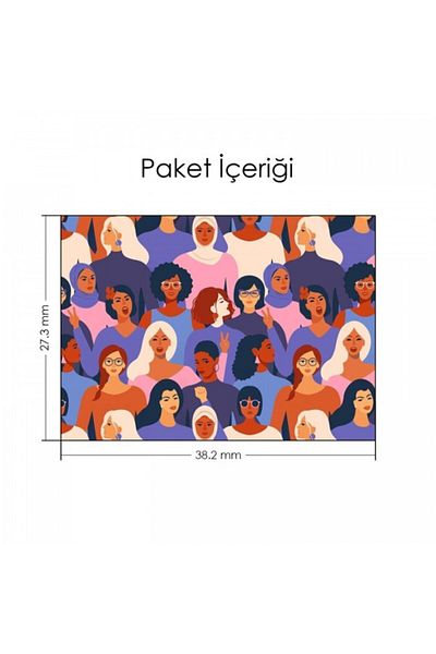 Artikel Women Pattern Notebook Laptop Hp Asus 15.6 inch Sticker