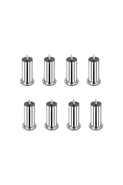 Adem Koç 10 Cm Baza Ayağı Koltuk Ayağı Kanepe Ayağı Civatalı M8 (ince Diş) (8...