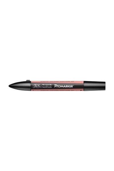 Winsor Newton قلم رسم جرافيك ذو طرفين من بروماركر باللون الوردي السلمون 367 (R547)