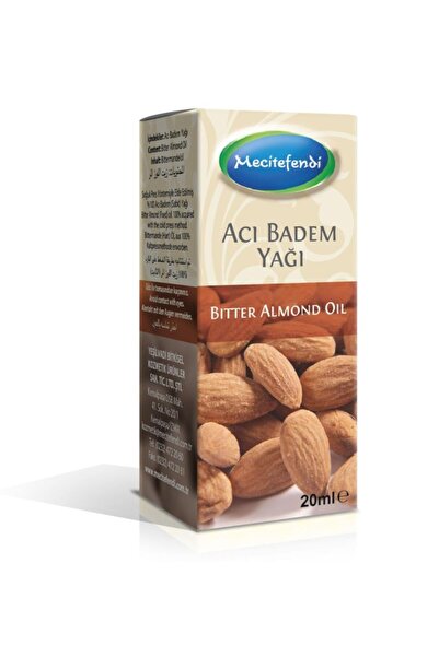 Mecitefendi %100 Saf Yağ Soğuk Pres Acıbadem Yağı 20 ml