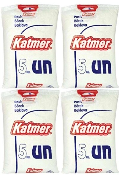 Katmer Sert Buğday Unu 5 Kg 4 Adet