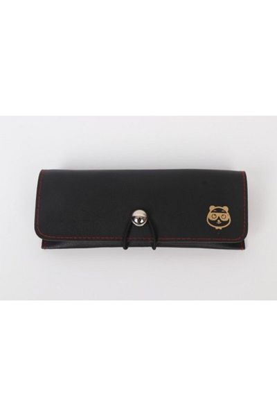 Della Pianto Unisex Black Special Design Glasses Case