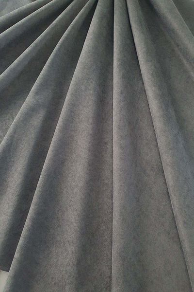 De'Vor Velvet Textured Throw Pillow Cover - Anthracite Gray (43x43)