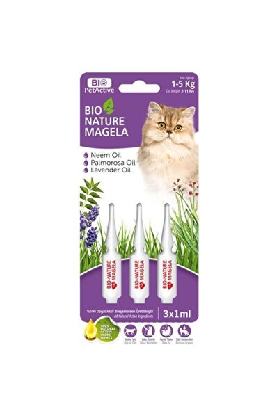 Bio PetActive Bio Nature Magela Kedi Ensa Damlası 1-5kg 3x1ml