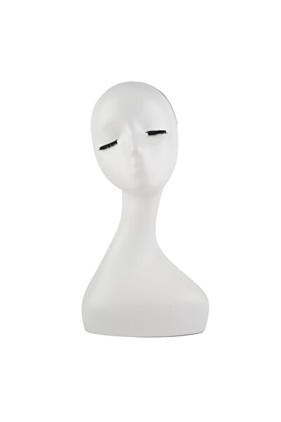 Peruk Market Manechin cu perucă albă 45 cm