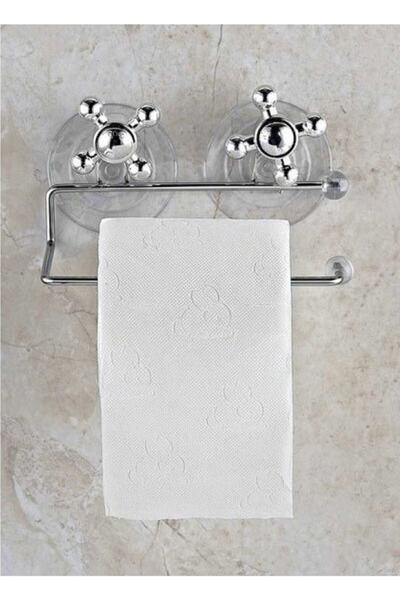 morponi Paslanmaz Krom Vakumlu Tuvalet Kağıt Askısı