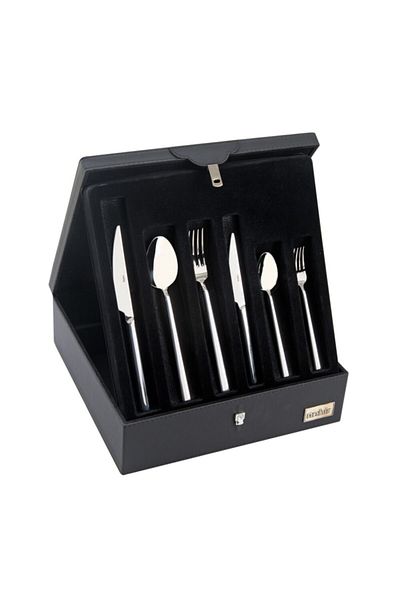 Nehir Fiesta 84 Pieces Luxury Leather Boxed Cutlery Set
