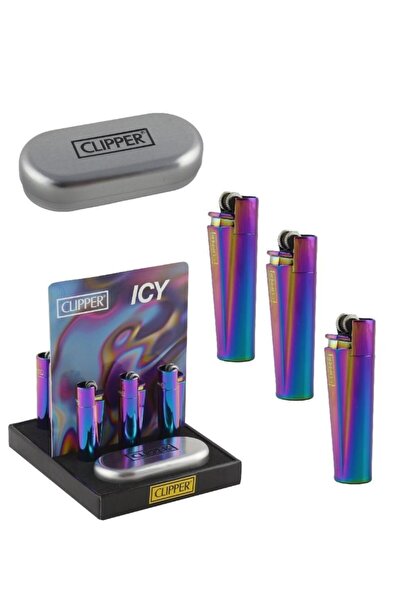 Güntem Clipper Metal Çakmak Kutulu Cm019tk