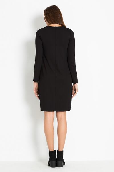 GEBE Siyah Hamile Elbisesi Ringa