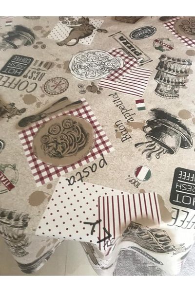 yukselhalimefrusat Oilcloth Tablecloth PVC Lined