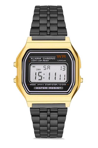 Spectrum Unisex Black Digital Wristwatch D220664