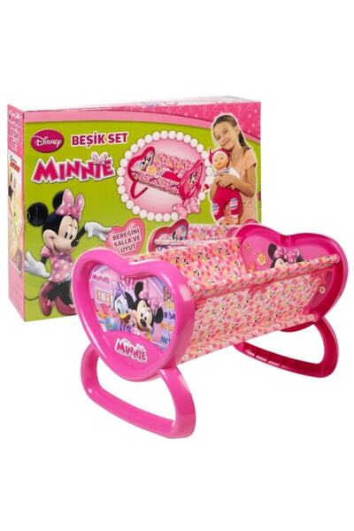 Genel Markalar Dede Oyuncak 01957 Mınnıe Mouse Beşik Set 56 Cm