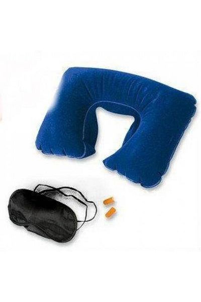 FırsatYeri Travel Set - Neck Pillow, Earplug and Sleeping Eye Patch