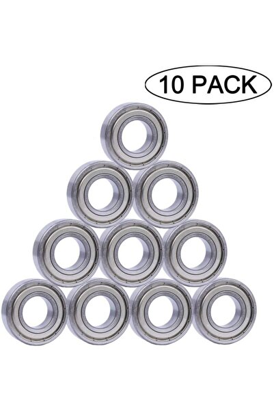 Dünya Magnet 10 Adet 608zz Rulman - Metal Mühürlü Çok Amaçlı Bilye Rulman - 8...