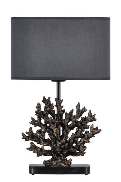 Qdec Modern Design Coral Lampshade Gold Gray