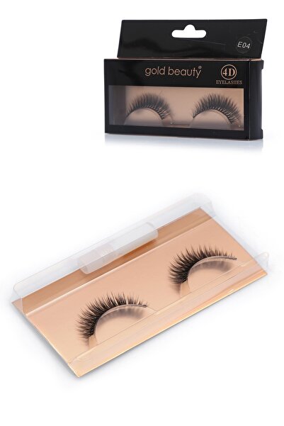 Gold Beauty 4d Yoğun Hacimli Ipek Takma Kirpik No:4