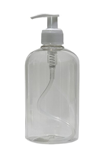 Genel Markalar 3 Adet Boş Pet,sıvı Sabun Şişesi 500 ml & 3 Adet Sabun Pompası...