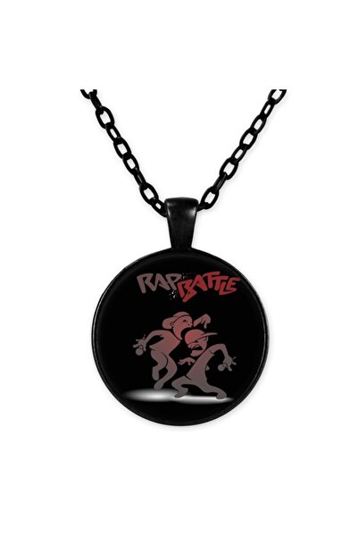 astak Rap Battle Black Chain Necklace - Design and Style